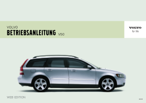 2006 Volvo V50 Owners Manual in German